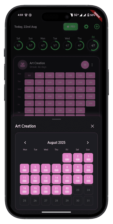 HabitTick App Screenshot 4
