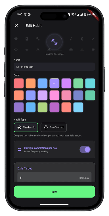 HabitTick App Screenshot 6